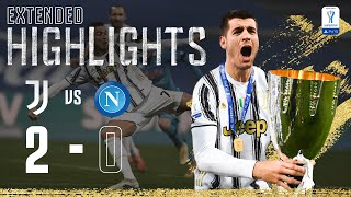 Juventus 20 Napoli  CR7 amp Morata Goals Secure 9th Supercup Win  EXTENDED Highlights [upl. by Elletnuahs]