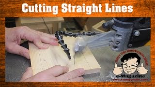 Scroll Saw Lesson 1 How to cut straight lines effectively Mustache Mike [upl. by De]