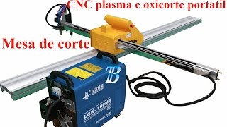 PANTOGRAFO CNC PORTATIL CORTE CON PLASMA Y OXICORTE [upl. by Aivatahs]