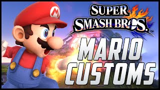 Custom Move Showcase Mario Super Smash Bros Wii U amp 3DS – Aaronitmar [upl. by Gaston]