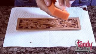 Learning Leathercraft with Jim Linnell – Lesson 9 Dyeing and Finishing [upl. by Wylie]