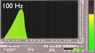 20Hz to 20kHz Frequency Sweep Logarithmic 1080p HD [upl. by Aliber]