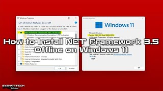 How to Install NET Framework 35 Offline on Windows 11  Quick and Easy Setup Guide 💻🛠️ [upl. by Carce]