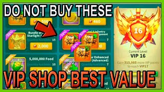 WHAT IS WORTH IN THE VIP SHOP THERES A TRAP  Rise of Kingdoms [upl. by Narual602]