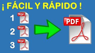 Cómo Unir PDFs SIN PROGRAMAS FÁCIL Y RÁPIDO 📄 ✅ [upl. by Jara808]