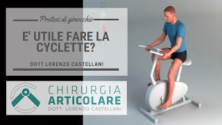 Cyclette dopo protesi ginocchio E utile [upl. by Nilyahs]