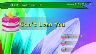 Cant Lose You  F4  Chinese Karaoke  Primera Reload Smart Karaoke System [upl. by Laraine]