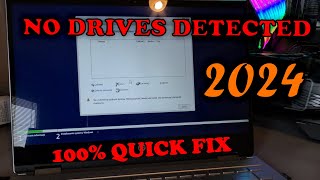 NO SSD Drives Detected During Windows Installation Windows 1011 Tutorial [upl. by Topliffe]