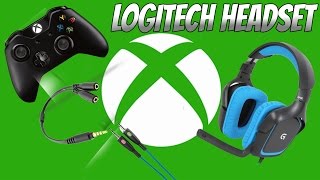 How to Setup a Logitech Headset on Xbox One  X [upl. by Season]