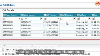 Advik Call Data Record Analyzer Part2 Call Detail Grid As Datasource [upl. by Nnor]