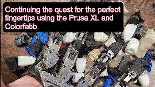 The Quest for Perfect Fingertips 3 Prusa XL and Colorfabb [upl. by Attelrak]