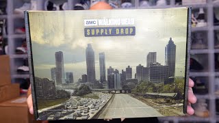 Unboxing the April 2021 The WALKING DEAD Supply Drop Mystery Box  Exclusive Funko Pop [upl. by Gibeon]