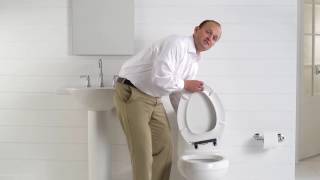 Quiet Close Toilet Seats  No Slamming with KOHLER Grip Tight Bumpers [upl. by Vange]