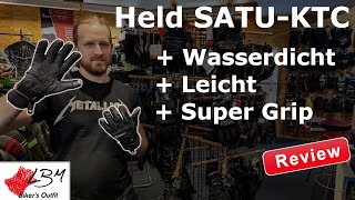 Held Satu KTC Handschuh im Test  Leicht und wasserdicht mit GoreGrip [upl. by Nnaillek]