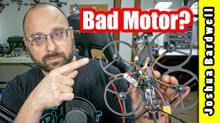 Quadcopter motor wont spin REAL WORLD TROUBLESHOOT [upl. by Duval]