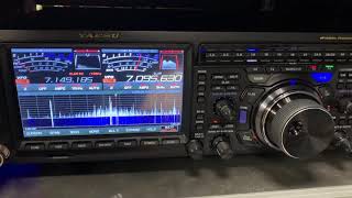 Yaesu FTDX101D Noise Blanker Demonstration VERY GOOD [upl. by Milburr501]