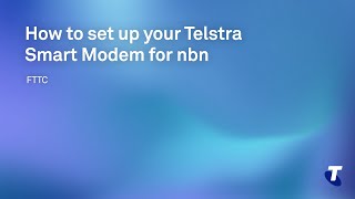 How to selfinstall your nbn™ Connection Box and Telstra Smart Modem  FTTC [upl. by Aaron]