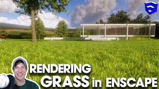 Rendering REALISTIC GRASS in Enscape [upl. by Nivre569]