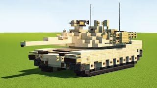 Minecraft M1A2 Abrams Tank 251 Tutorial [upl. by Elly764]