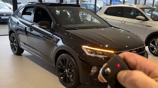 Volkswagen NEW Taigo Nivus Rline 2023 in 4K Black Style 18 inch Misano Walk Around amp detail inside [upl. by Irem]