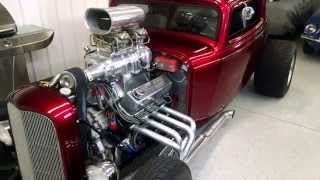 Blown 1932 ford coupe [upl. by Zebada859]