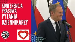 Konferencja Donalda Tuska  Pytania dziennikarzy [upl. by Niwhsa809]