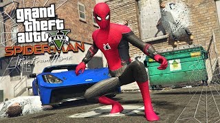 SPIDERMAN FAR FROM HOME GTA 5 Mods [upl. by Ailedo]