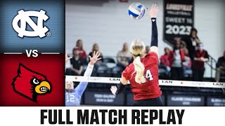 North Carolina vs Louisville Full Match Replay  2024 ACC Volleyball [upl. by Weiser313]