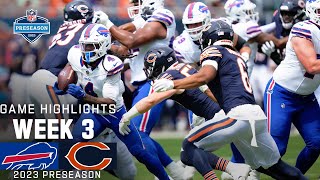 Buffalo Bills vs Chicago Bears  2023 Preseason Week 3 Game Highlights [upl. by Gunas]