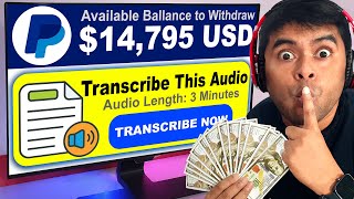 Earn 50HOUR Doing Online Transcription Jobs From Home Worldwide NO EXPERIENCE [upl. by Eseela43]