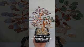 DIY 7 Color Stone Tree craftprojects crystalstone stonedecor diy [upl. by Sigfried]