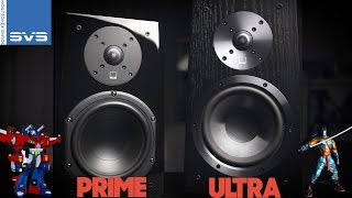 SVS Ultra vs Prime Bookshelf  Speaker Shootout [upl. by Annez]