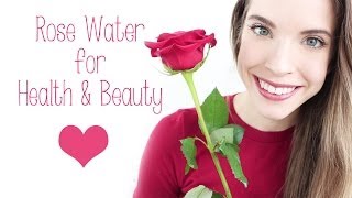 ROSE WATER HEALTH amp BEAUTY BENEFITS  USES [upl. by Magree]