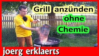 Kommt der beste Anzündkamin von Rösle  Grill anzünden natürlich ohne Chemie Tutorial Nr183 [upl. by Notrub]