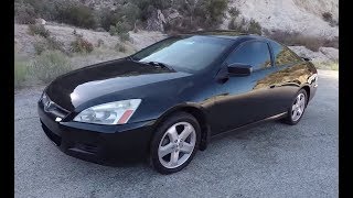 2006 Honda Accord Coupe V6  One Take [upl. by Rojam]