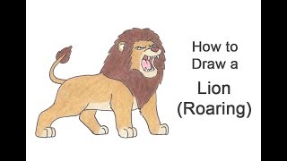 How to Draw a Lion Cute and Easy [upl. by Nyleak]