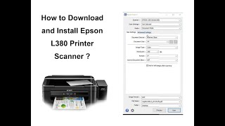 How To Download And Install Epson L380 Scanner Driver  100 Works [upl. by Annyrb]