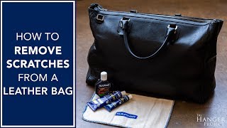 How To Remove Scratches from A Leather Bag [upl. by Swerdna386]