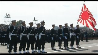 Japanese Military Parade 2016 with US Army [upl. by Sacrod690]