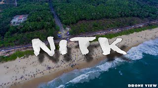 NIT Surathkal Drone View  Best Engineering Campus in India  NITK [upl. by Attennek924]