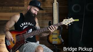 F bass VF5JJ vs Sadowsky NYC Custom [upl. by Haskins761]