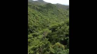 Loterie Farm  Amazing zip lining views [upl. by Netsrik]