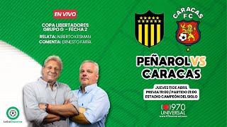 PEÑAROL VS CARACAS EN VIVO  970 UNIVERSAL [upl. by Abbie892]