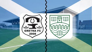 Gretna 11 University of Stirling Matchday Vlog  Scottish Lowland Football League 202324 [upl. by Aerdnak579]