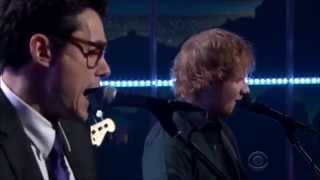 Ed Sheeran  John Mayer  Dont Late Late Show 2015 [upl. by Burra]