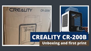 Creality CR200B unboxing and first print  Z3DP Live stream [upl. by Redfield]