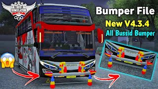 How to Add Bussid Bumper File  v434 Update Bus Simulator Indonesia All Bussid Bumper [upl. by Heater]