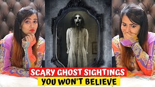 SCARY Ghost Sightings You Wont Believe Cant UNSEE This [upl. by Etnaid54]