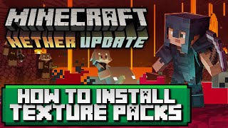 How To Download amp Install Texture Packs In Minecraft 1165 [upl. by Einahpehs]