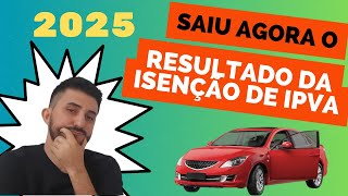 IPVA COMO CONSULTAR NO SIVEI O RESULTADO DO PEDIDO DE ISENÇÃO DE IPVA PARA PCD AUTISTA em 2025 [upl. by Norrej]